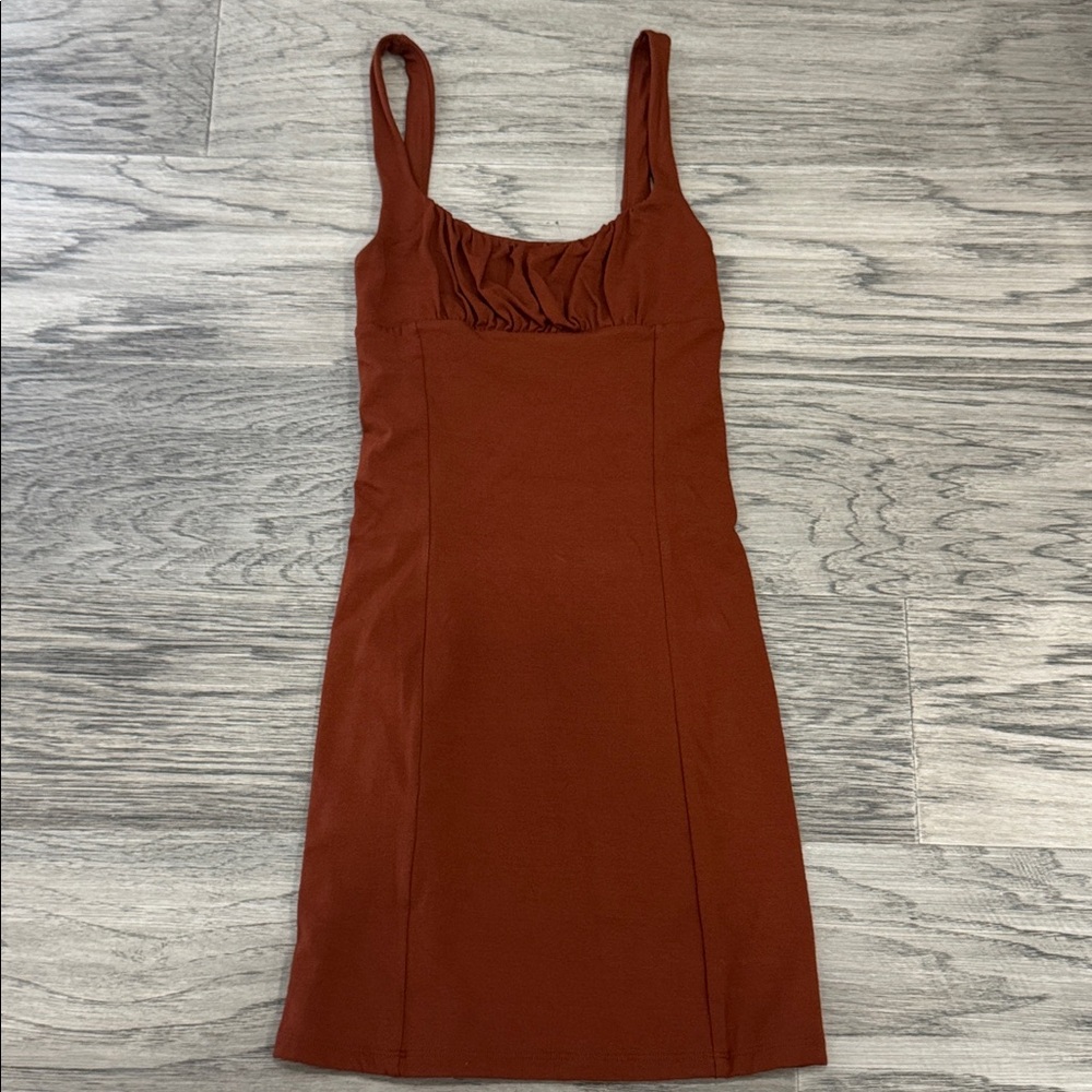 Wilfred Free Terracotta Sleeveless Dress